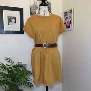 Forever 21 Contemporary mini t-shirt dress Medium *belt not included*